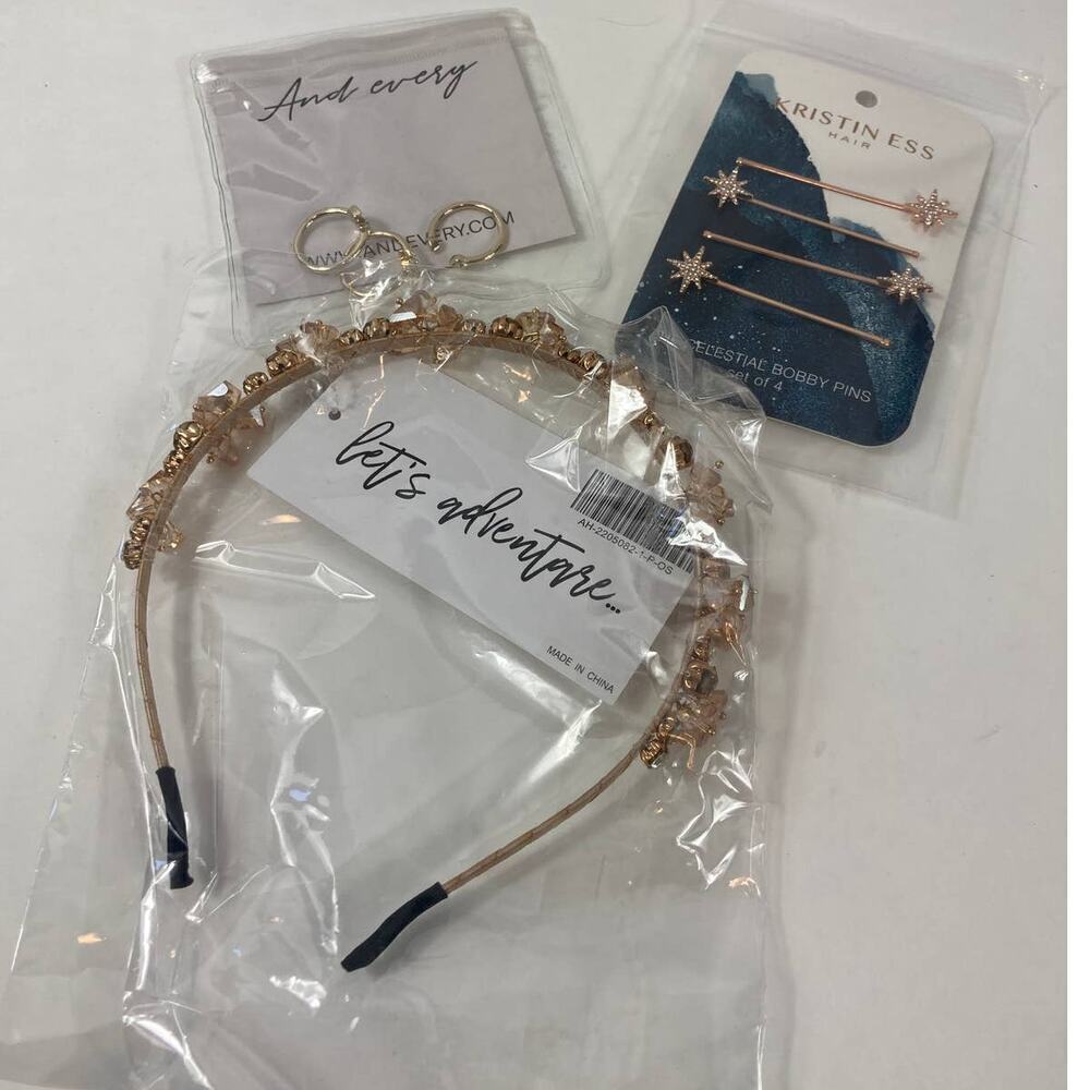 Glam Bundle of 3 - 12th Tribe, And Every, Kristen Ess Hair and Jewelry